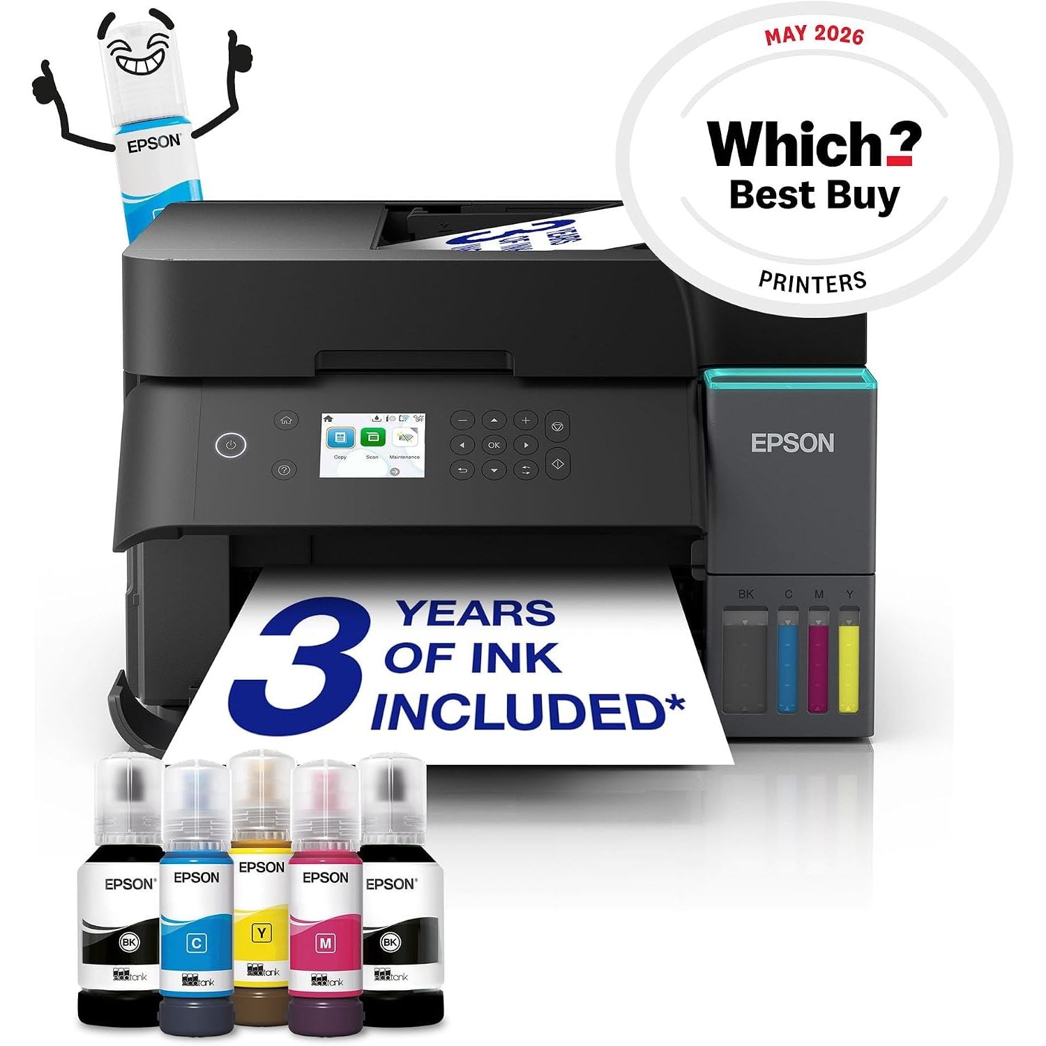Buy Epson,Epson EcoTank ET-3950 Wireless A4 Ink Tank Printer – Print, Copy & Scan, Duplex Printing, 30-Page ADF, 6.1cm LCD, Wi-Fi, USB & Ethernet - Gadcet UK | UK | London | Scotland | Wales| Near Me | Cheap | Pay In 3 | Multifunction Printer